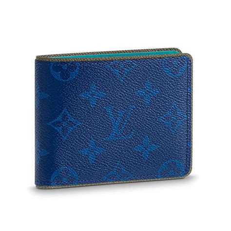 louis vuitton wallet men blue.